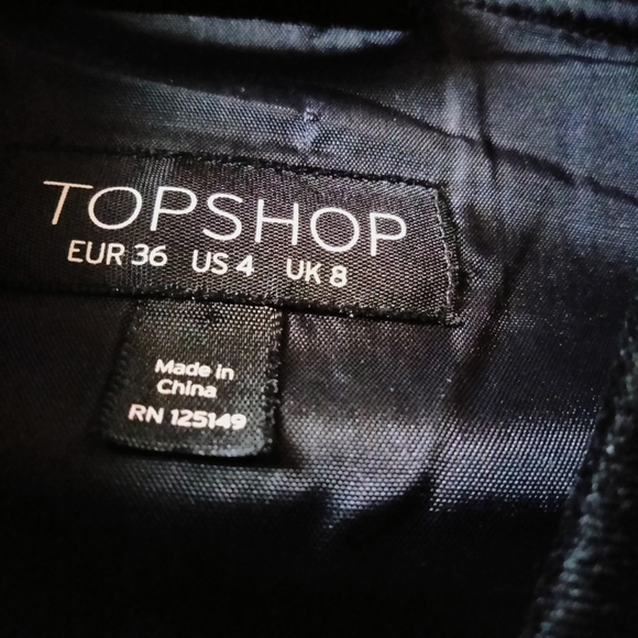 Floral Embroidered Black Jacket - Picture 2 of 5